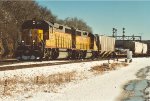 Local eases west out of the yard